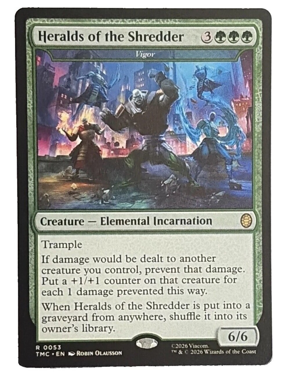 Heralds of the Shredder - Vigor Commander: Teenage Mutant Ninja Turtles Regular